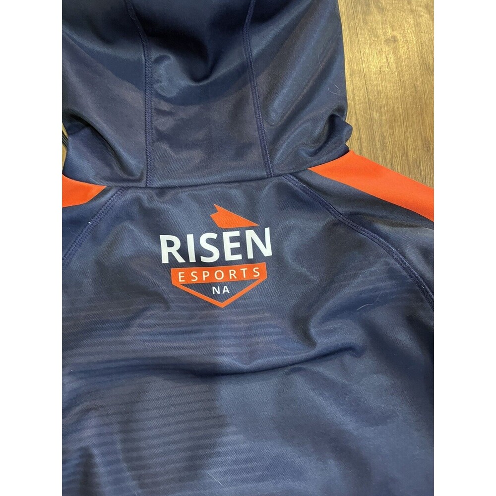Risen Esports Pryde Hoodie Men’s Large Blue Orange Pullover - Picture 3 of 6